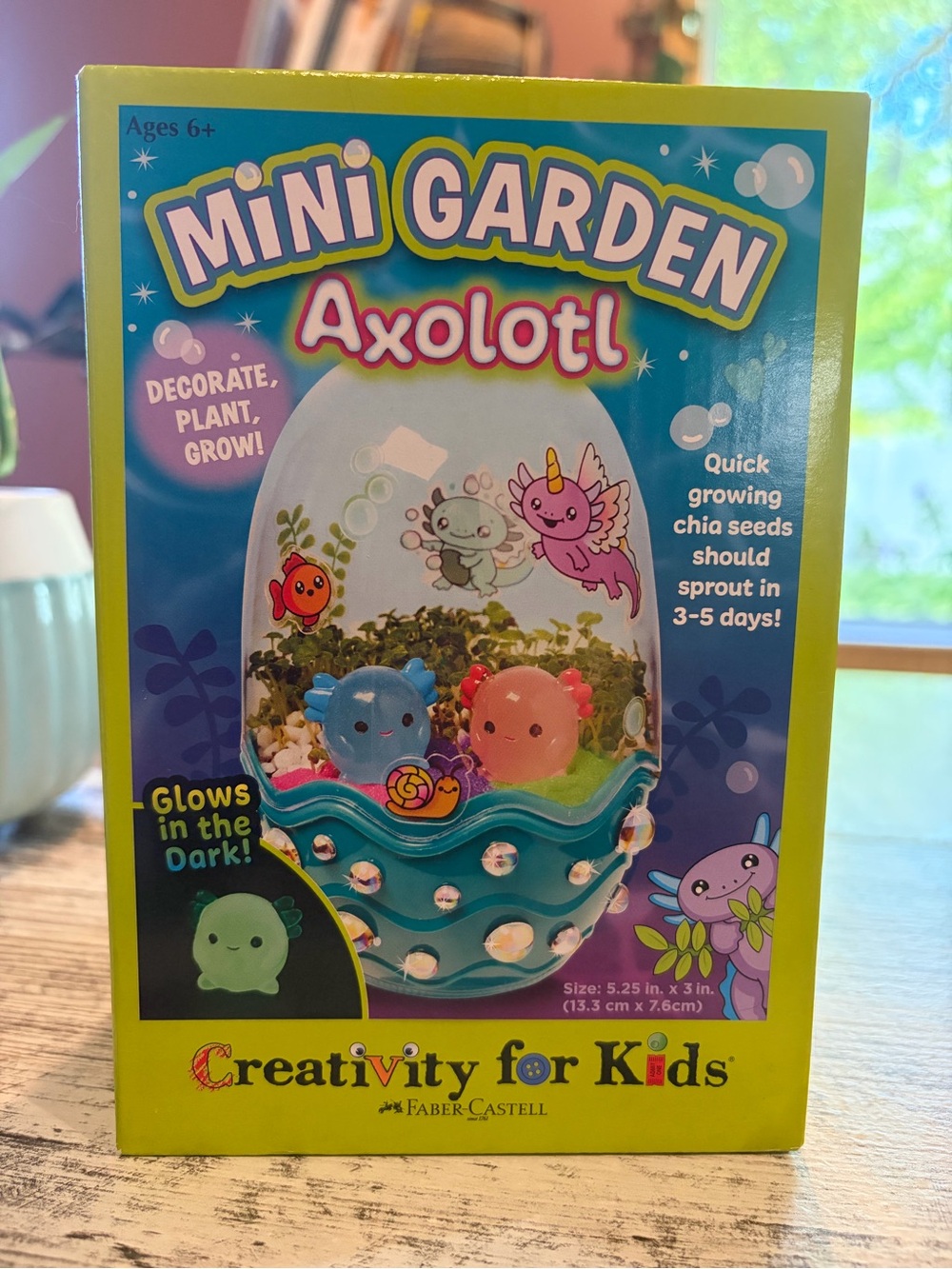 Mini Garden Axolotl Kids Toy - Chia Garden